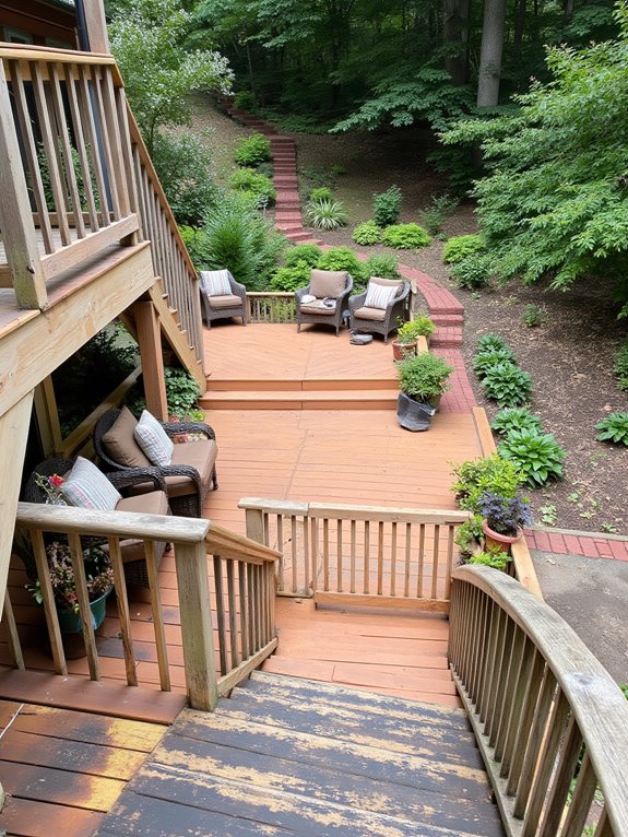 multi level decking enhancement