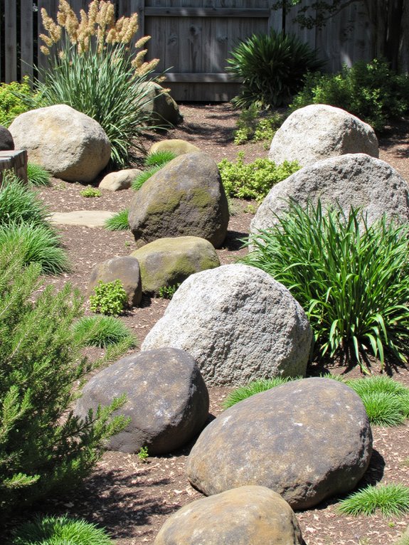 natural aesthetics with boulders