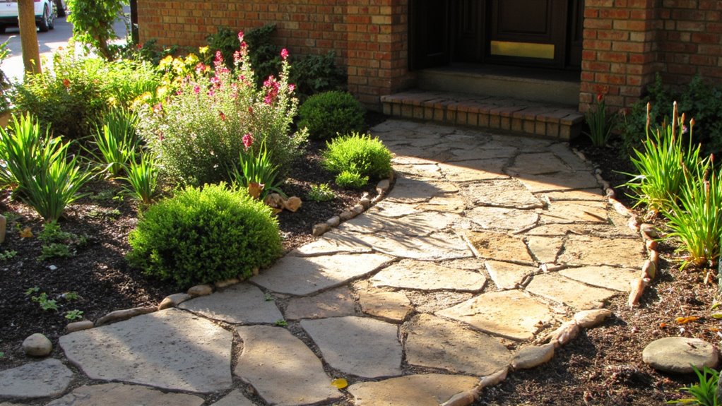 natural stone and brick