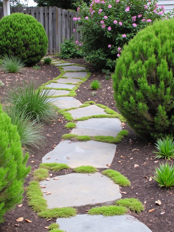 natural stone pathway design