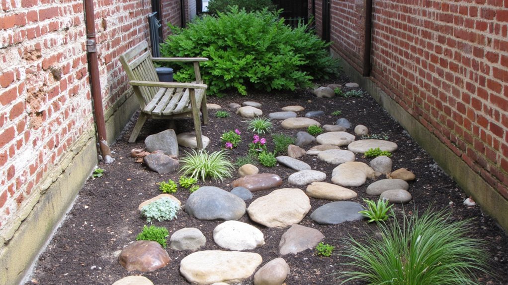 natural touch with rocks