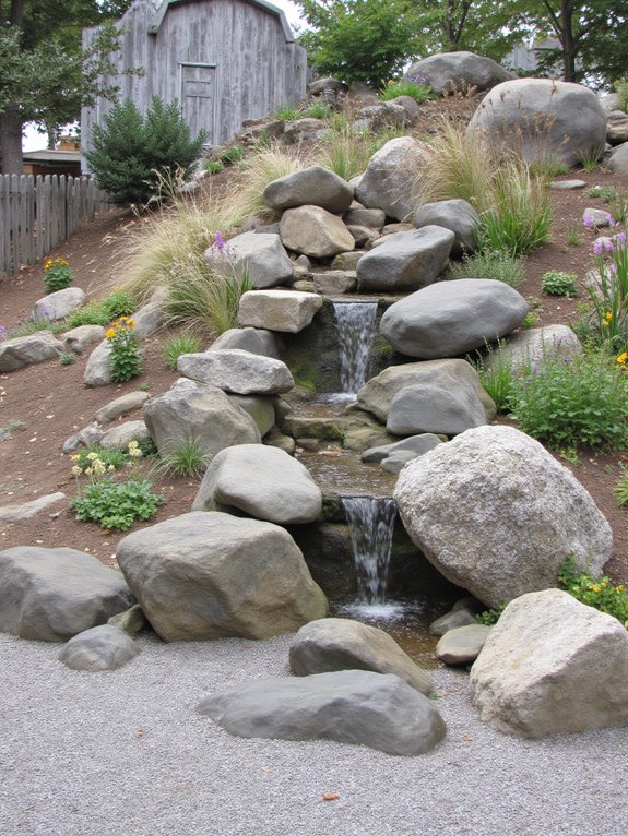 naturalistic rock garden design