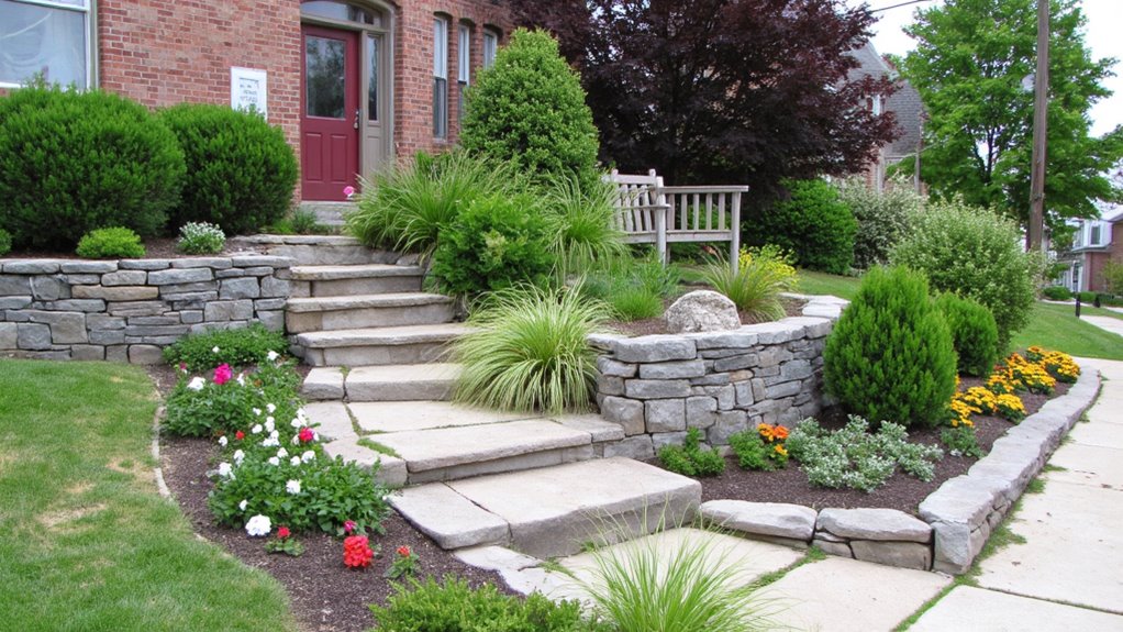 organized outdoor living spaces