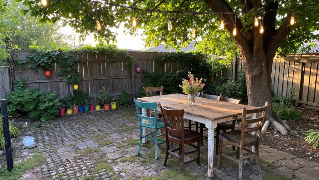 outdoor dining with ambiance