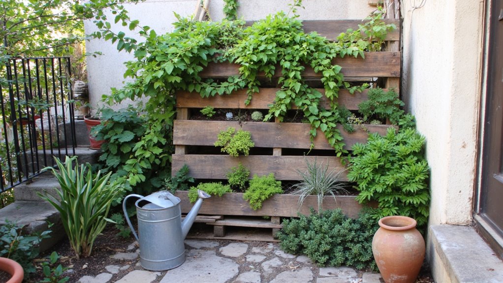 pallet garden herbs project