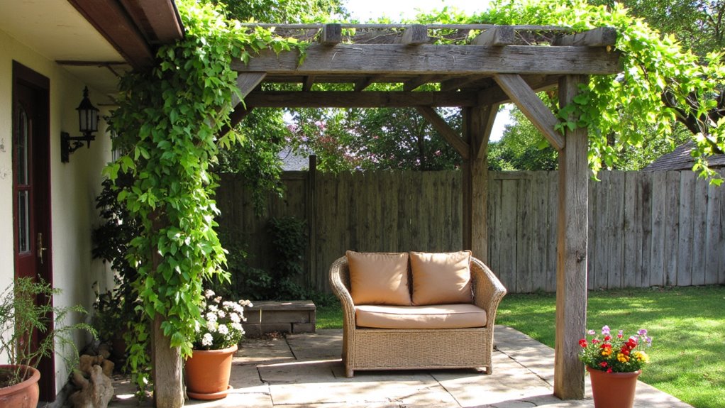pergola enhances outdoor relaxation
