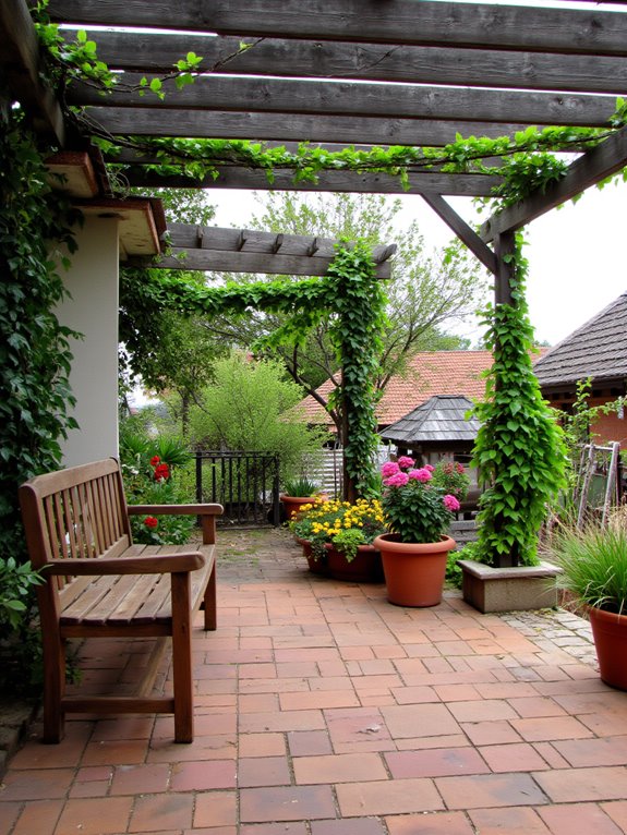 pergola for shade structure