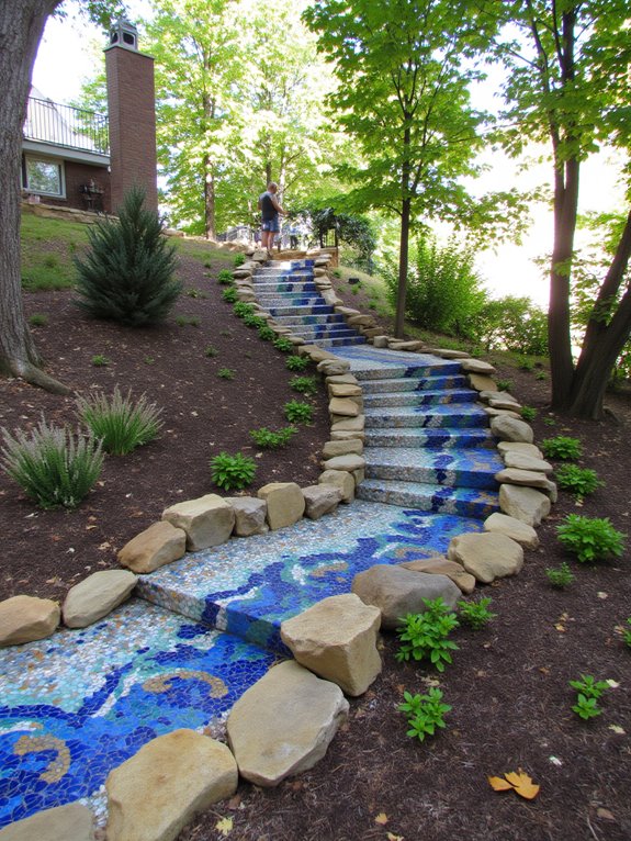 personalized artistic outdoor mosaics