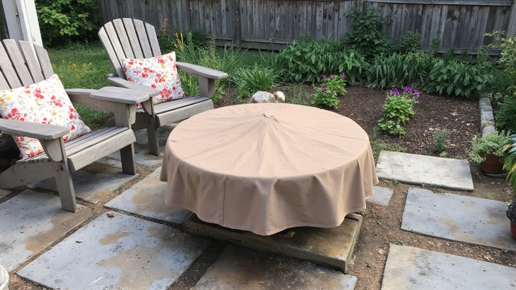 protect and maintain fire pit