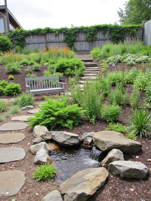 rain garden for drainage