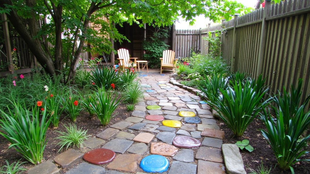 recycled materials for pathways