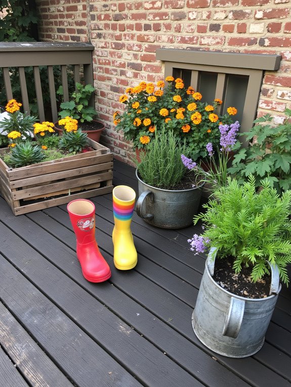 recycled planters for creativity