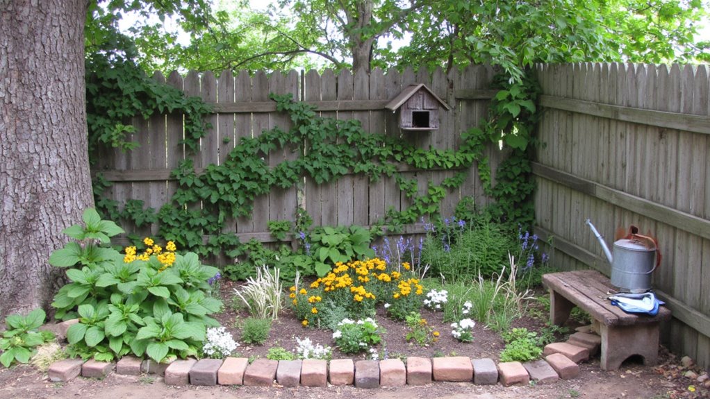 rustic flower bed ideas