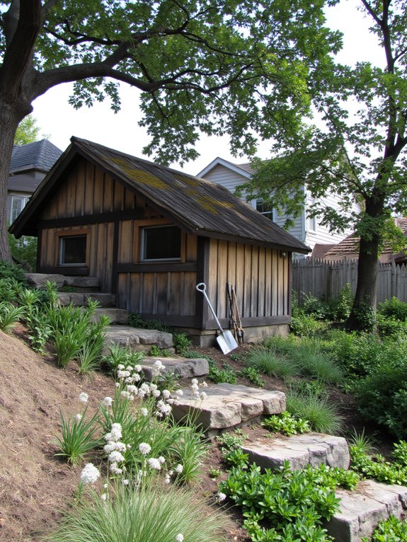 rustic shed with charm