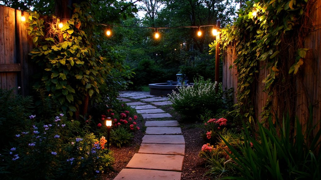 safe illuminated garden pathways