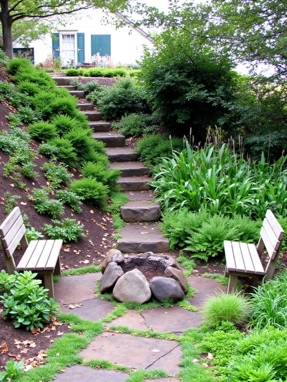 scenic seating area creation