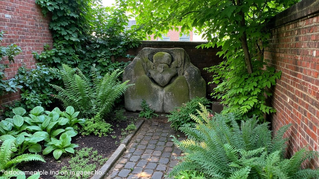 sculptural elements enhance landscapes