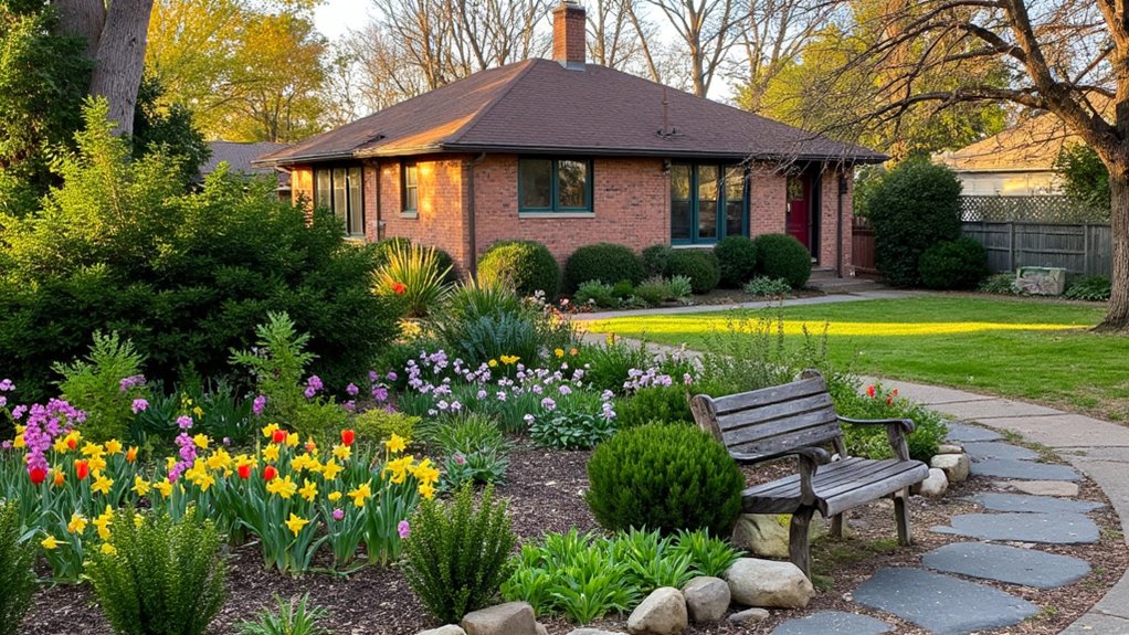 seasonal blooms enhance gardens