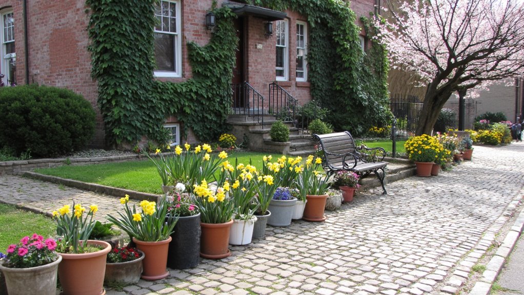 seasonal planters enhance curb appeal