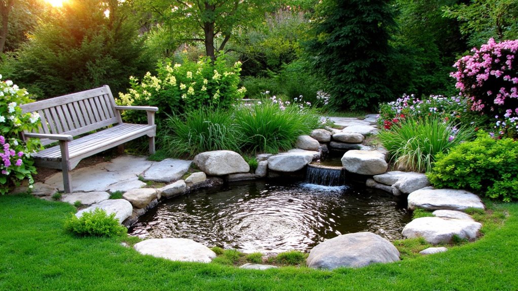 serenity through soothing water