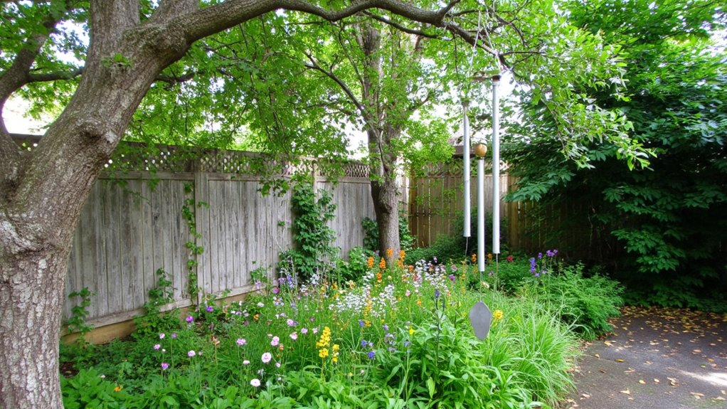 soothing melodies in gardens