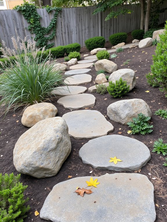 stunning natural rock garden