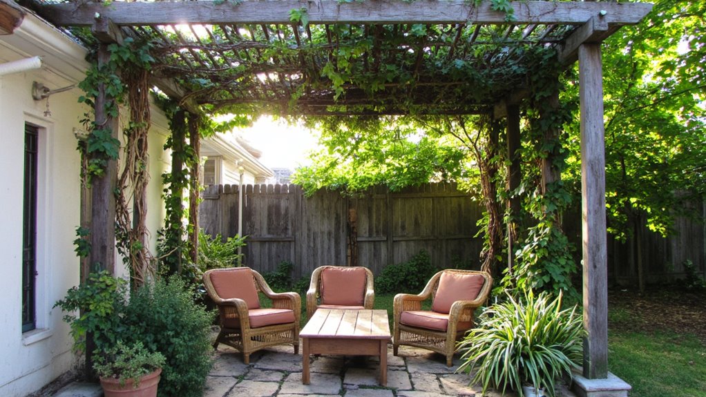 stylish outdoor relaxation space