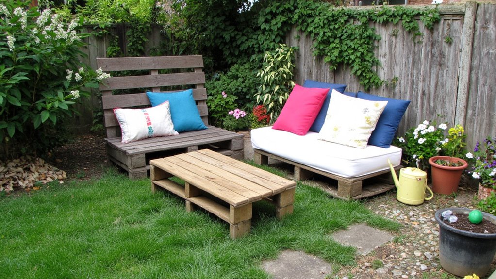 stylish pallet garden furniture