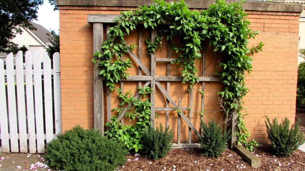 stylish trellis for climbing