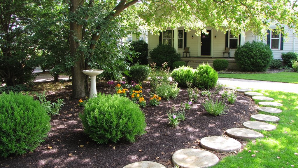 suppress weeds retain moisture