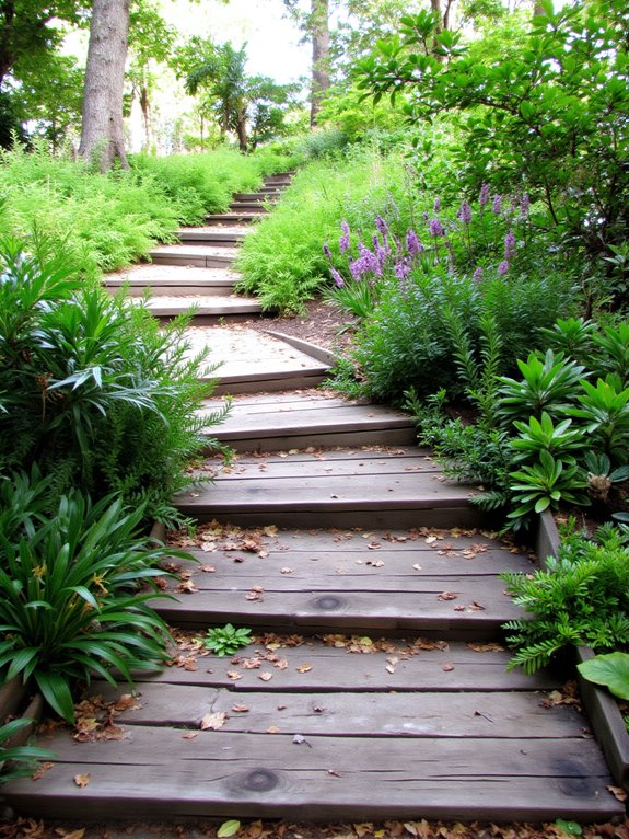 sustainable reclaimed wood steps