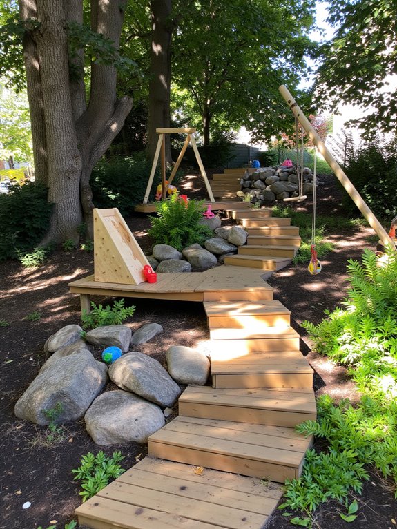 sustainable slope play areas