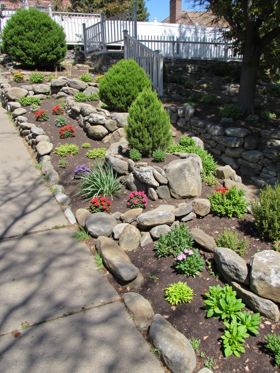 terraced gardens for slopes