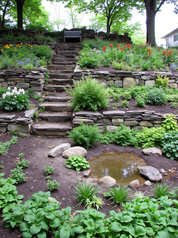 terraced gardens for stability