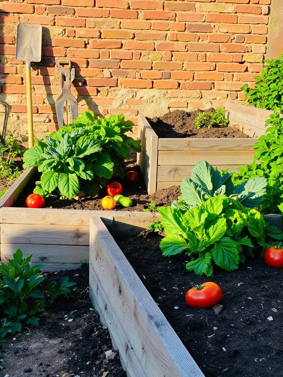 terraced vegetable garden design