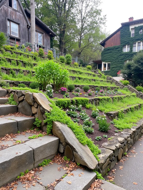 terracing for hillside beauty
