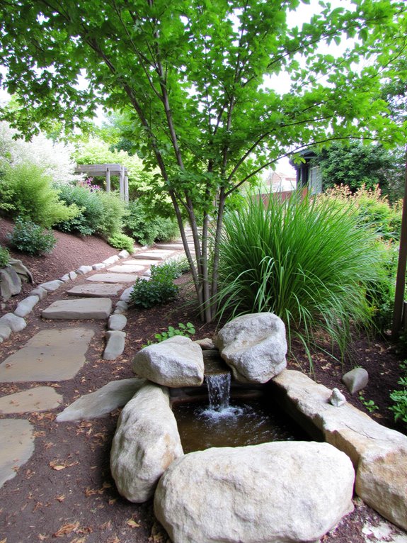 tranquil fountain for relaxation