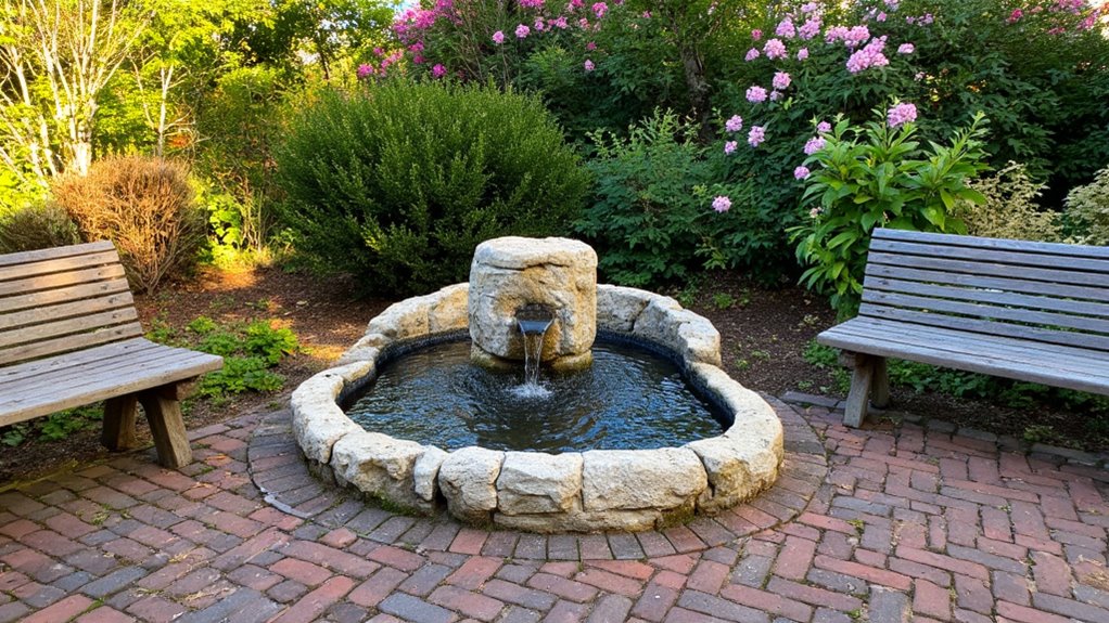 tranquil oasis with water