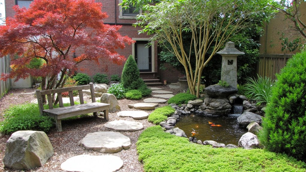 tranquil zen garden oasis