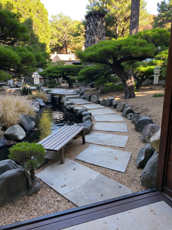 tranquil zen garden retreat