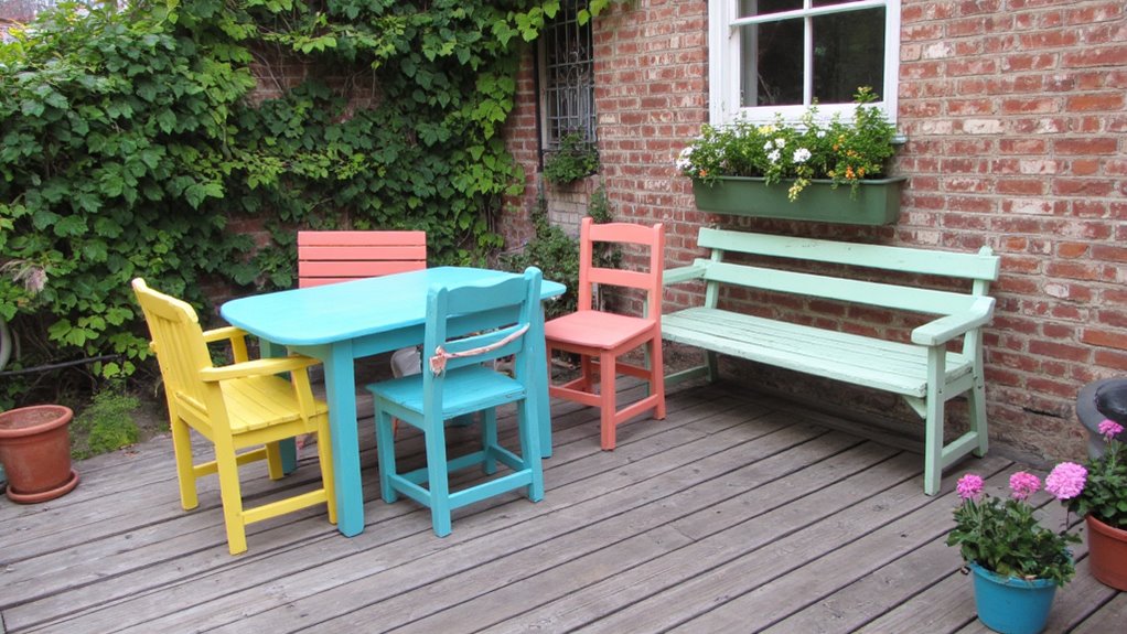 transform garden furniture vibrantly