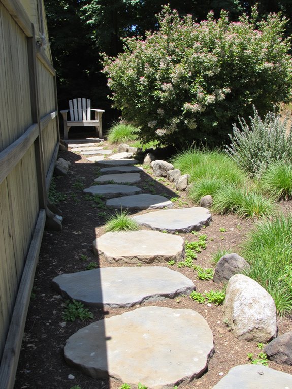 transformative hillside garden pathways