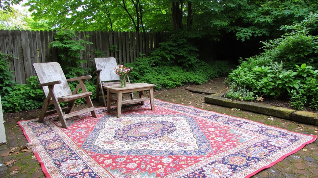 transformative outdoor seating rugs