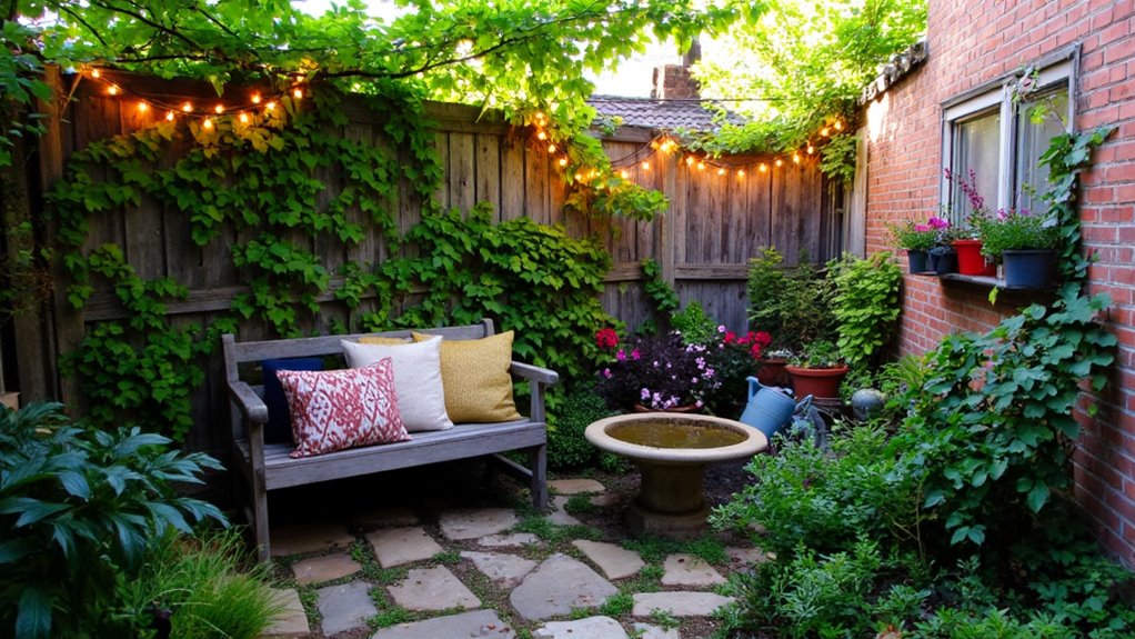 twinkling lights create ambiance