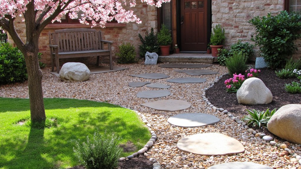 unique decorative stone landscaping