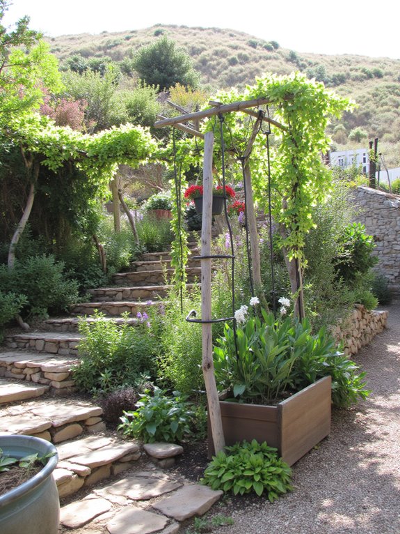 vertical gardening maximizes space