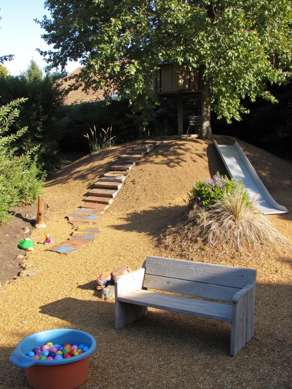 vibrant hill play area