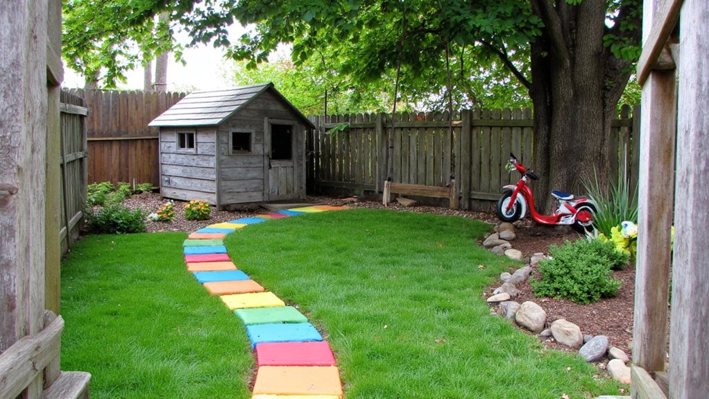 vibrant kids play area