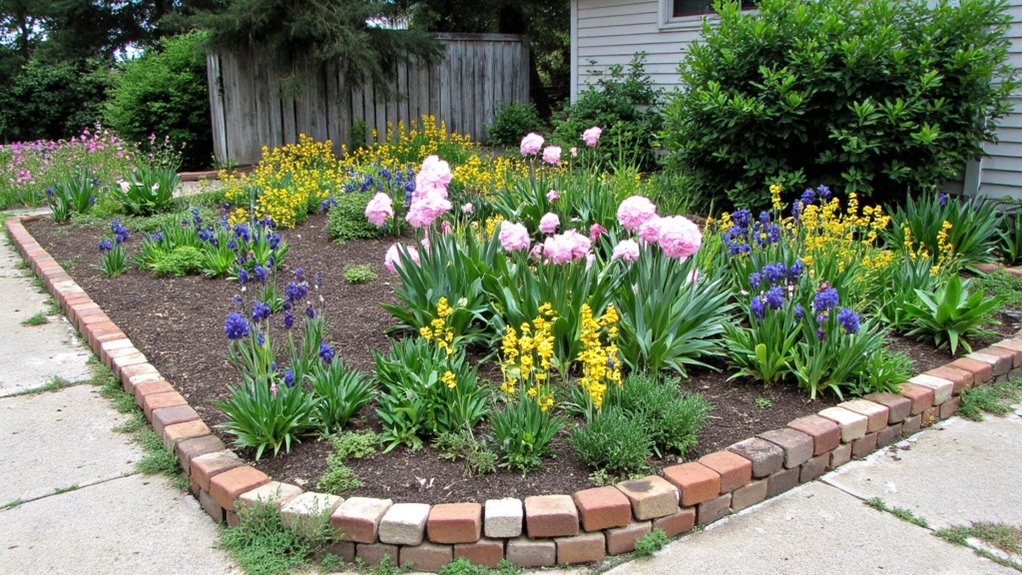 vibrant oasis with flowers