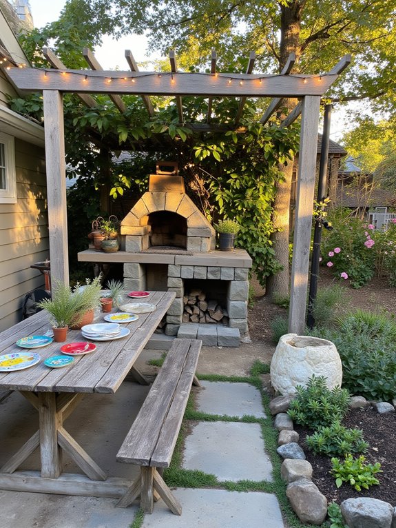 vibrant outdoor kitchen gatherings